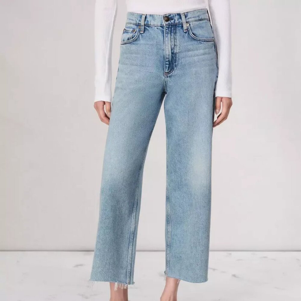 Rag & Bone Andi High-Rise Ankle Wide Leg Cecilia